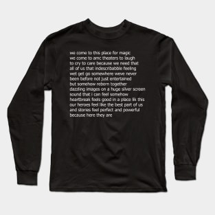 Nicole Kidman Text Long Sleeve T-Shirt